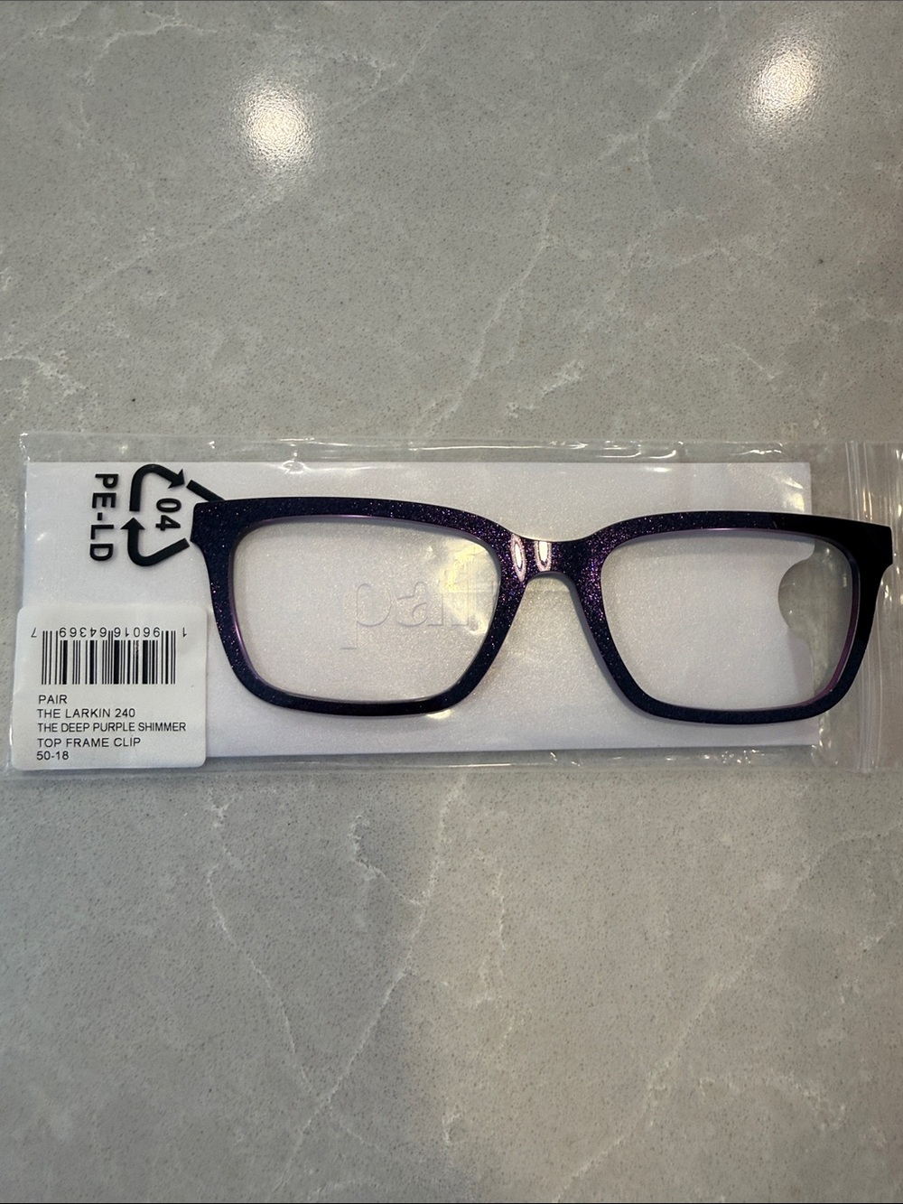 Larkin Pair Eyewear in Deep Purple Shimmer